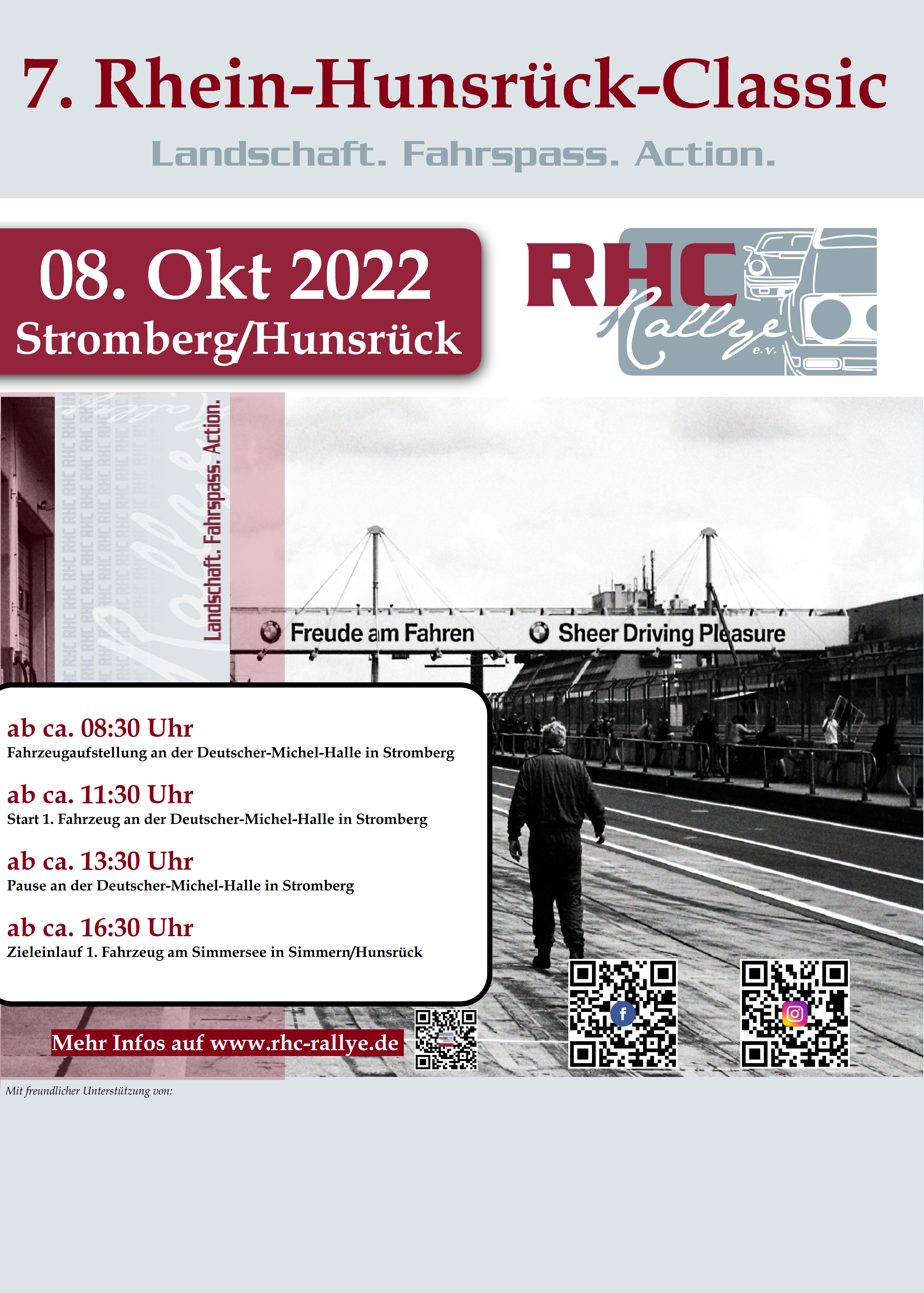Veranstaltungsplakat 7. Rhein-Hunsrück-Classic